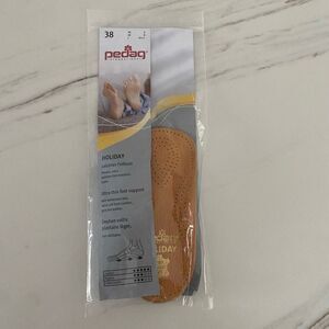 NEW Women's Size 8 Orthopedic Shoe Insole Inserts Arch Support Leather Comfort